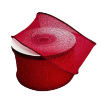 Лента органза "Флер" 3,8см х10ярд бордовый Лента органза "Флер" 3,8см х10ярд бордовый