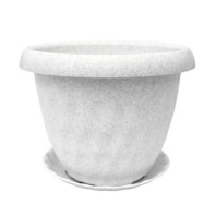 Горшок для растений "Розетта"1,7л Д170 с поддоном мрамор С126МРА Горшок для растений "Розетта"1,7л Д170 с поддоном мрамор С126МРА