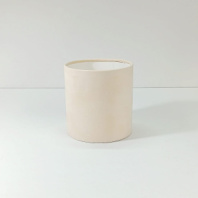 Коробка Бархат 16*15 кремовый