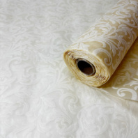 Фетр выбитый Листья 50*10м кремовый Фетр выбитый Листья 50*10м кремовый