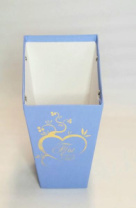 Трапеция со спинкой 210*120*70 с тиснением "Ты в моем сердце"сиреневый