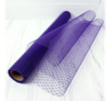 Сетка "Тюль Мошка" 50см*5Y фиолетовый