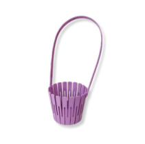 Декоративная корзинка из фанеры 125*h345 пурпурное утро