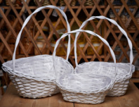 Набор корзин овальные 3 шт.L: 46*31.5 см, высота 12/21 см.M: 39*26*10H*17H*46HH*26*15B.S: 31*21*8.5H