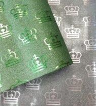 Пленка блестящая "Queen" 50см 5м, салатовый