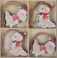 Набор декоративных подвесок Дракоши 5,5 см 8 шт Набор декоративных подвесок Дракоши 5,5 см 8 шт