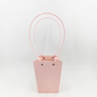 Пакет подарочный "Мастхэв", 12х8х12,5 см,  бледно-розовый