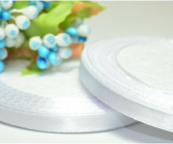 Лента тканевая "Полосы", 28mmx20yds, цв. белый