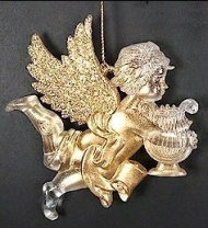 Фигурка декоративная Ангел на подвеске 9,5 см акрил Фигурка декоративная Ангел на подвеске 9,5 см акрил