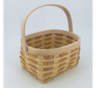 Корзина из бересты (секвойя), квадрат, 23*18*12/24cm, коричневый Корзина из бересты (секвойя), квадрат, 23*18*12/24cm, коричневый