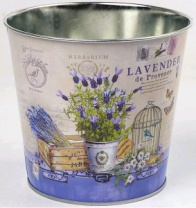 Декоративное кашпо "Прованс" D17,5X16,7CM B13,3, металл Декоративное кашпо "Прованс" D17,5X16,7CM B13,3, металл