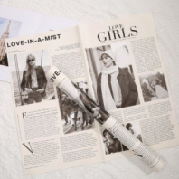 Пленка газета "Love girls" 58x50 см Кремовая 243  20 листов