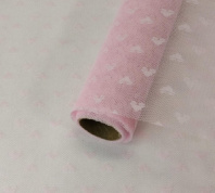 Сетка "Love" 50см*5Y нежно-розовый Сетка "Love" 50см*5Y нежно-розовый