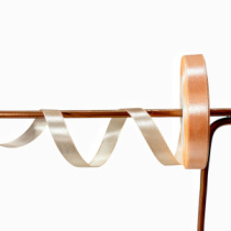 Лента атласная,12mmx25yards, цв. персиковый