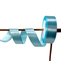 Лента атласная, 25mmx25yards, цв. небесная дымка (013)