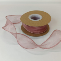 Лента органза однотонная 4 см 10 ярд лиловый Лента органза однотонная 4 см 10 ярд лиловый