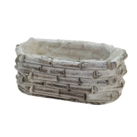 Кашпо деревянное 23*11H8 B22*10, 1 шт., белый Кашпо деревянное 23*11H8 B22*10, 1 шт., белый