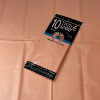 Бумага тишью 50*66 см Персиковый 10 листов/ Бумага тишью 50*66 см Персиковый 10 листов/