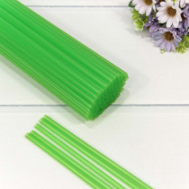 Палочки для шариков (100 шт.) 40см Зелёный 1/75