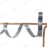 Лента атласная,12mmx25yards, цв. серый Лента атласная,12mmx25yards, цв. серый