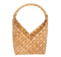 Корзина-сумка из бересты (секвойя) 16х9*7,5*20/28 см натуральный Корзина-сумка из бересты (секвойя) 16х9*7,5*20/28 см натуральный