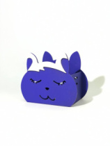 Кашпо Котик Мур (120*80*85) фиолетовый Акция