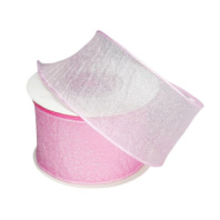 Лента органза "Флер" 3,8см х10ярд розовый Лента органза "Флер" 3,8см х10ярд розовый