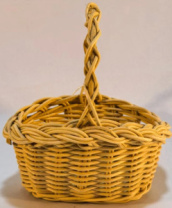 Корзина плетеная (ротанг), 12x10x5/6/13 B:9x6 см, 1 шт., натуральный