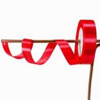 Лента атласная,20mmx25y, цв. коралловый (163) Лента атласная,20mmx25y, цв. коралловый (163)