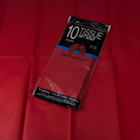 Бумага тишью 50*66 см Красная10 листов/ Бумага тишью 50*66 см Красная10 листов/