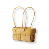 Корзина из бересты (секвойя) 16х11х7/18 см натуральный Корзина из бересты (секвойя) 16х11х7/18 см натуральный