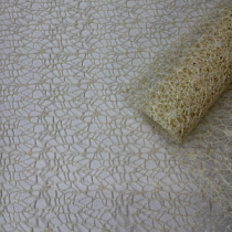 Сетка Крошет перламутр 50см*5ярд кремовый