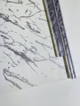 Пленка Мрамор серебро 70см*10ярд ± 5%