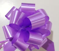 Бант-шар 30 мм, диаметр 12,7 см, сиреневый
