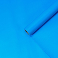 Пленка матовая однотонная двухсторонняя голубой 58см*10м±5% 65мкм