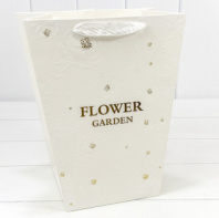 Пакет подарочный "Ваза для цветов" 25*30*16 260г "Flower Garden" Белый Пакет подарочный "Ваза для цветов" 25*30*16 260г "Flower Garden" Белый