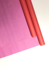 Бумага матовая пл. 60 гр. двухсторонняя .красный/розовый 70 см*9 ярд ± 5%