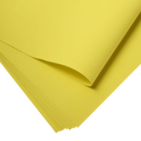 Фоамиран 60см х70см, (10 листов в уп.), 1,2 мм цв. желтый (1021) Фоамиран 60см х70см, (10 листов в уп.), 1,2 мм цв. желтый (1021)