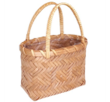 Корзина из бересты (секвойя) 24*13*14/27 см натуральный