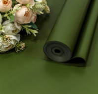 Пленка 0,59*34м 900г "Корейская" 65мкм темно-оливковый