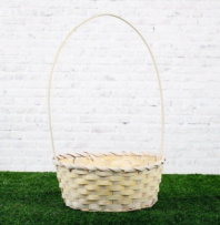 Корзина плетеная (бамбук), D25x19,5 Н10 НН45 желтый Корзина плетеная (бамбук), D25x19,5 Н10 НН45 желтый