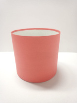 Коробка круглая без крышек 13,5*13,5 .красный