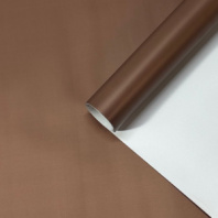 Пленка матовая двухсторонняя белый \ шоколад 58см*10м±5% 50мкр
