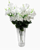 Акриловая ваза для цветов Спэйс, диаметр 12см, высота 26,5 см.