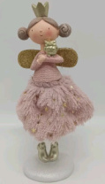 Сувенир Фея (полирезина) 22,5 см розовый Сувенир Фея (полирезина) 22,5 см розовый