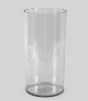 Акриловая ваза для цветов, диаметр 20см, высота 30см.