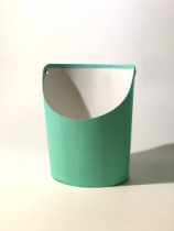 Ваза Овал 14*17*22 .морская волна