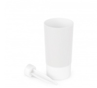 Ваза под срезку "Версаль" Д100мм, В200мм (с колышком)(белый) М8936