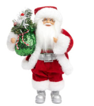 Новый Год Дед Мороз MAXITOYS, в Вязаной Кофте с Подарками, 30 см