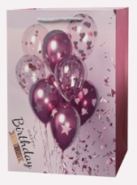 Пакет подарочный "Шары" 32*26*12см, бордовый Пакет подарочный "Шары" 32*26*12см, бордовый